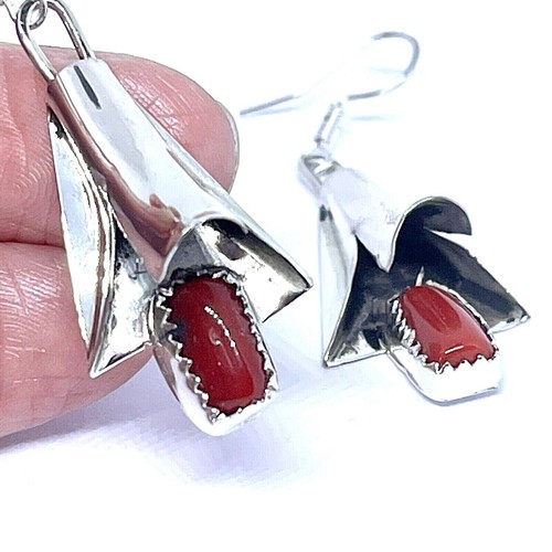 Navajo squash blossom earrings - navajo,