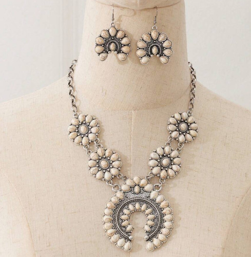 Jewelry set western beige - set-western,