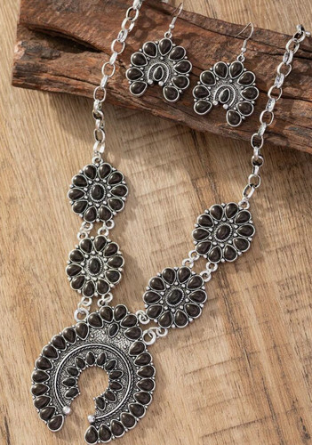 Jewelry set western - set-western, black