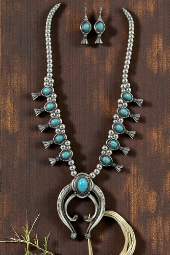 Southwestern naja blue - southwestern,
