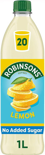 Lemon squash 1l - lemon,