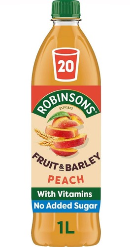 Robinsons fruit barley - fruit, peach